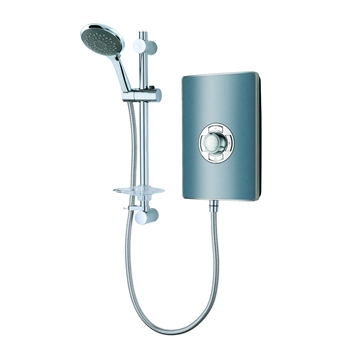 Vado Elegance Grey & Chrome Electric Shower - 9.5kW